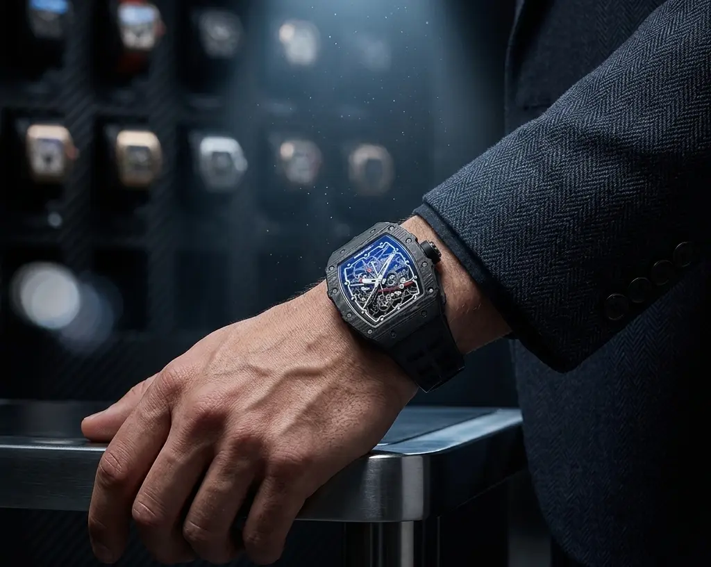Richard Mille Skeleton Men's Luxury Watch - Image 4