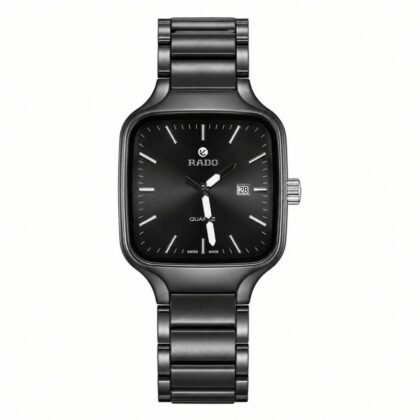 Rado Black Dial Classic Square Men's Watch