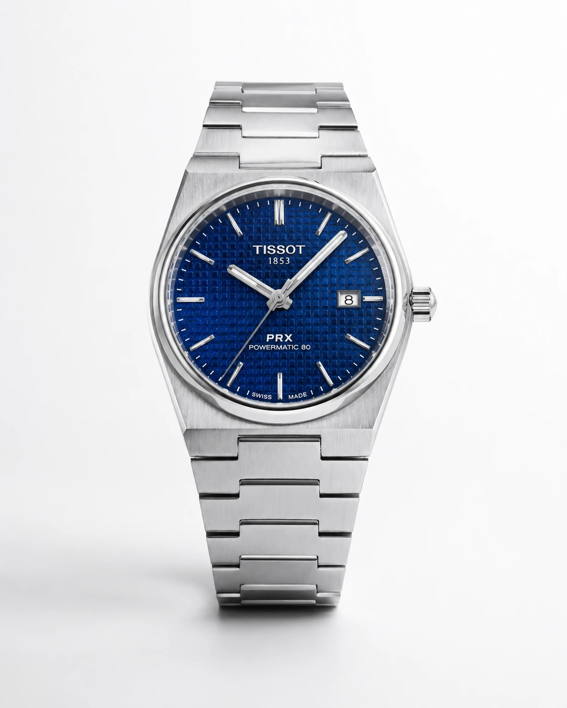 Tissot PRX Blue Dial Stainless Steel Men's Watch