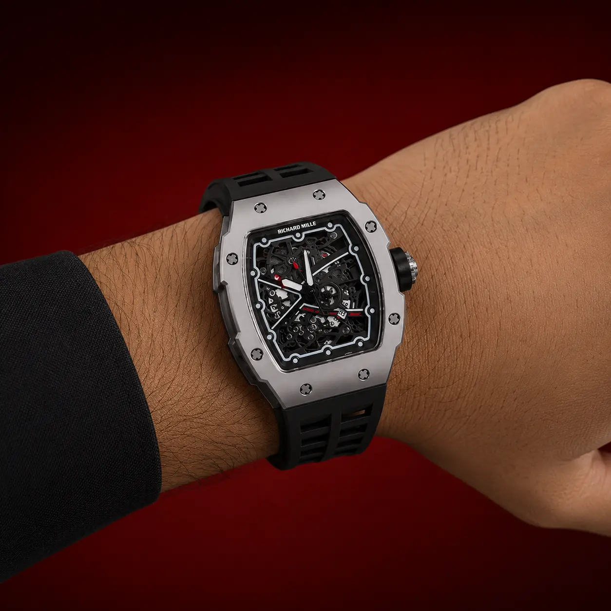 Richard Mille RM Skeleton Men’s Luxury Watch Grey