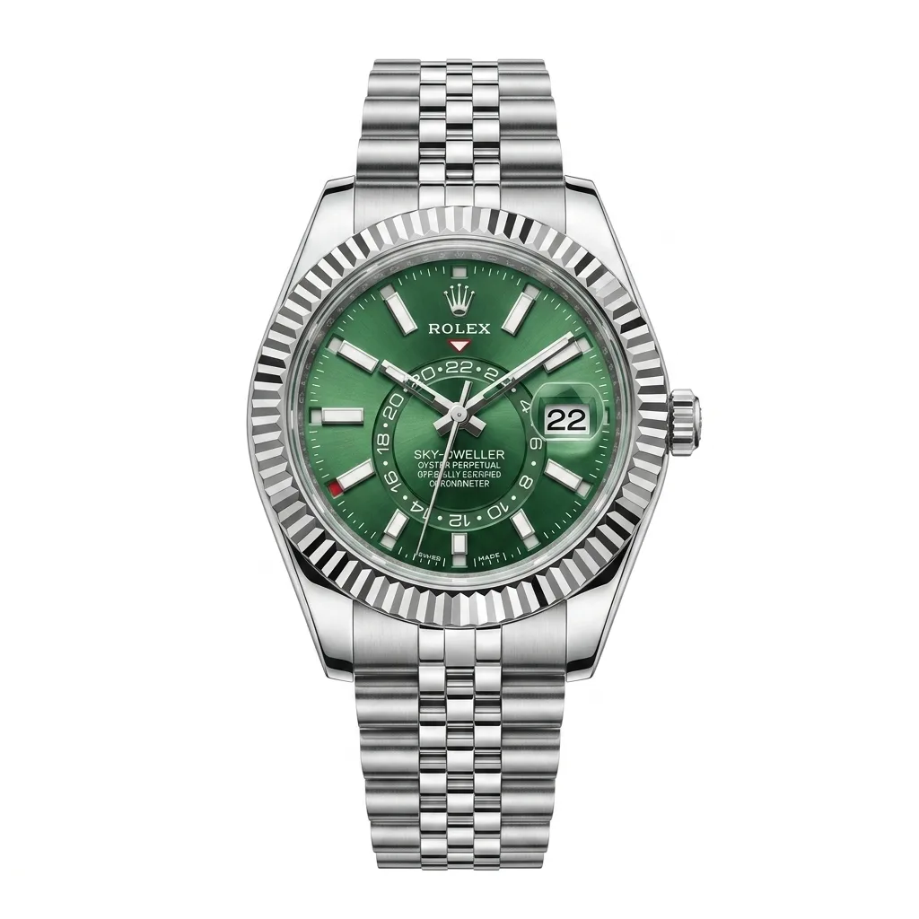 Rolex Sky-Dweller Green Luxury Watch