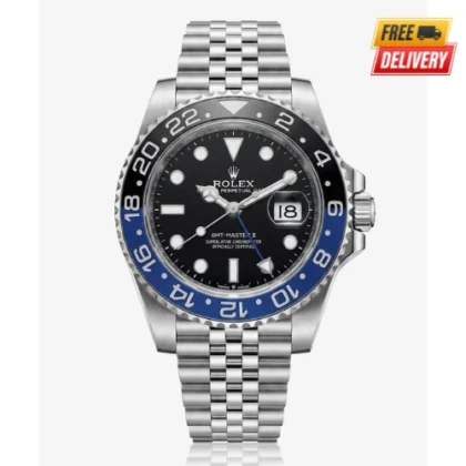 RLX Gmt Premium Stainless Steel Men’s Watch Batman edition