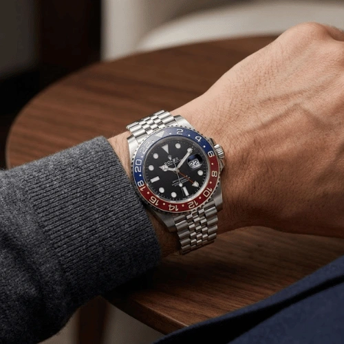 Rolex Gmt Premium Men’s Watch With Glow-in-the-Dark Hands - Image 3