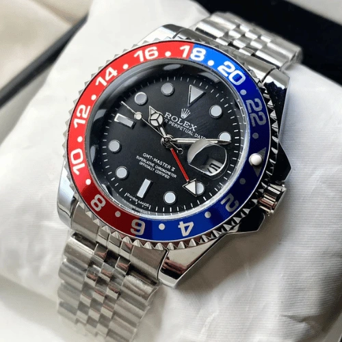 Rolex Gmt Premium Men’s Watch With Glow-in-the-Dark Hands - Image 2