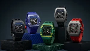 Richard Mille RM Skeleton Men's Watch (Black, Grey, Red, Green & More)