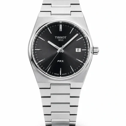 Tissot PRX Black Dial Stainless Steel Men's Watch