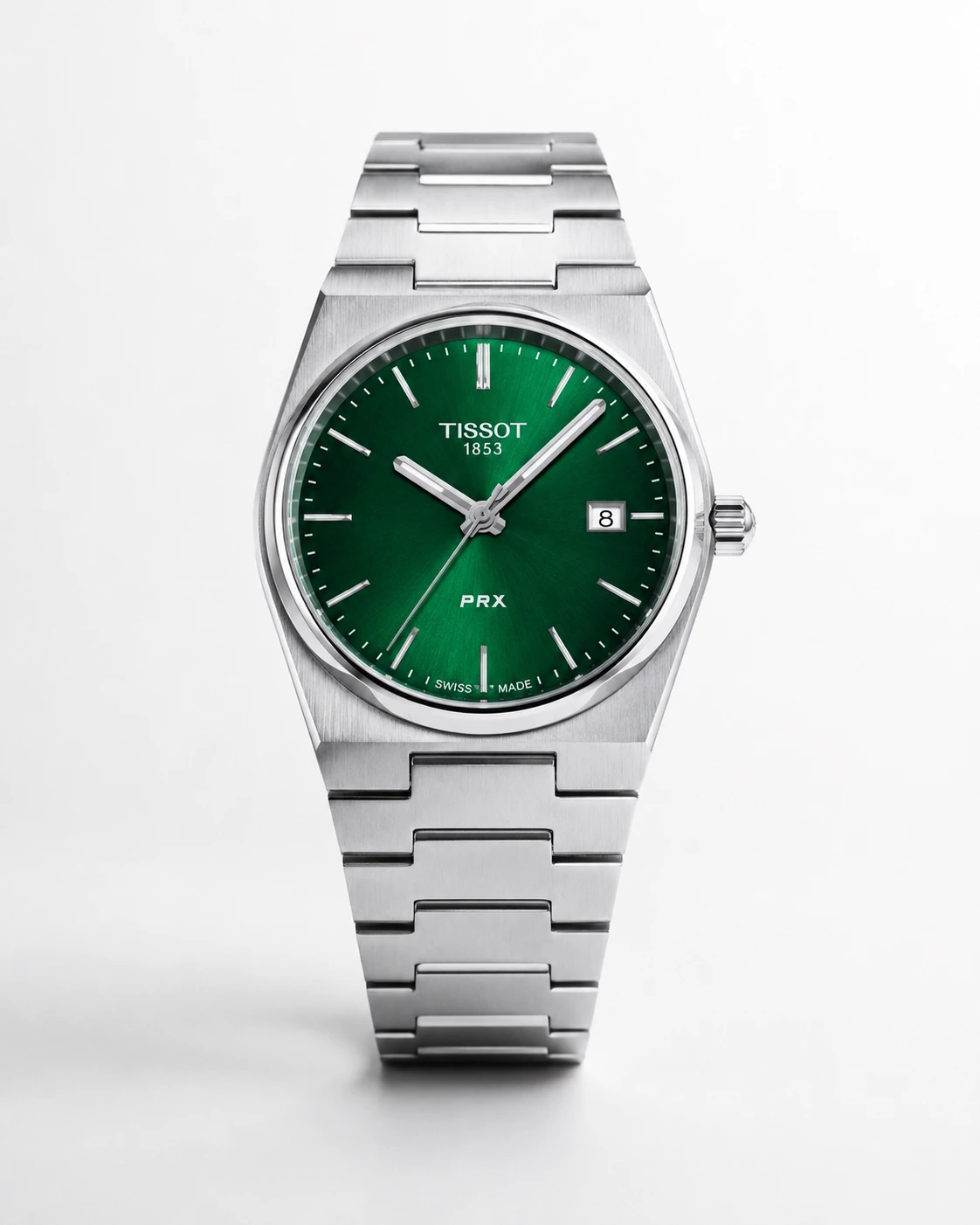 Tissot PRX Green Dial Stainless Steel Men's Watch