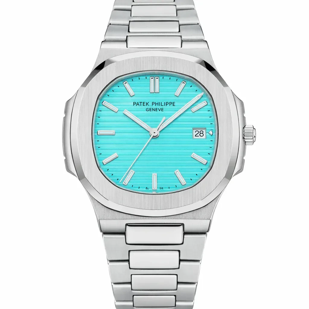 Patek Philippe Stainless Steel Luxury Green dial Watch