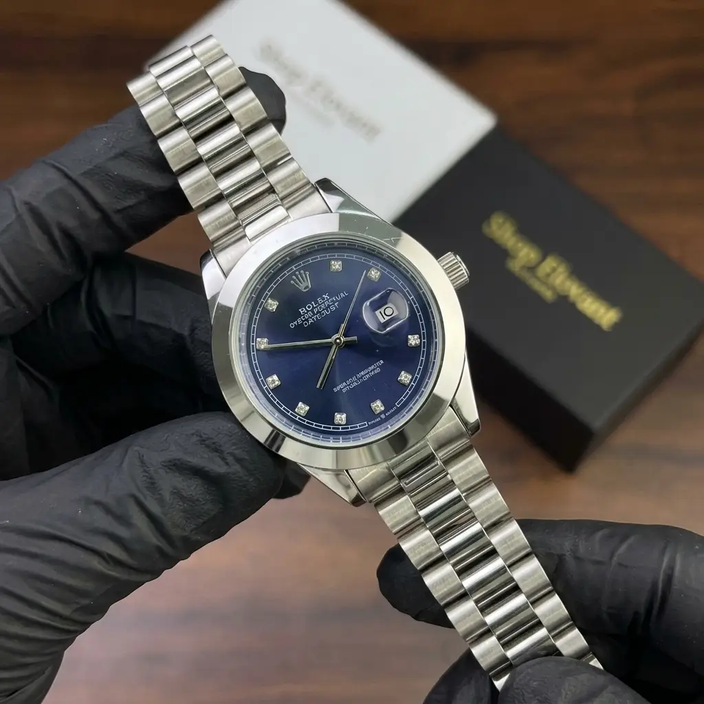 Rlx Men's Watch - Silver with Blue Dial - Image 2