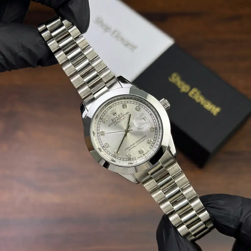 Rlx Men's Watch - Silver with White Dial - Image 2