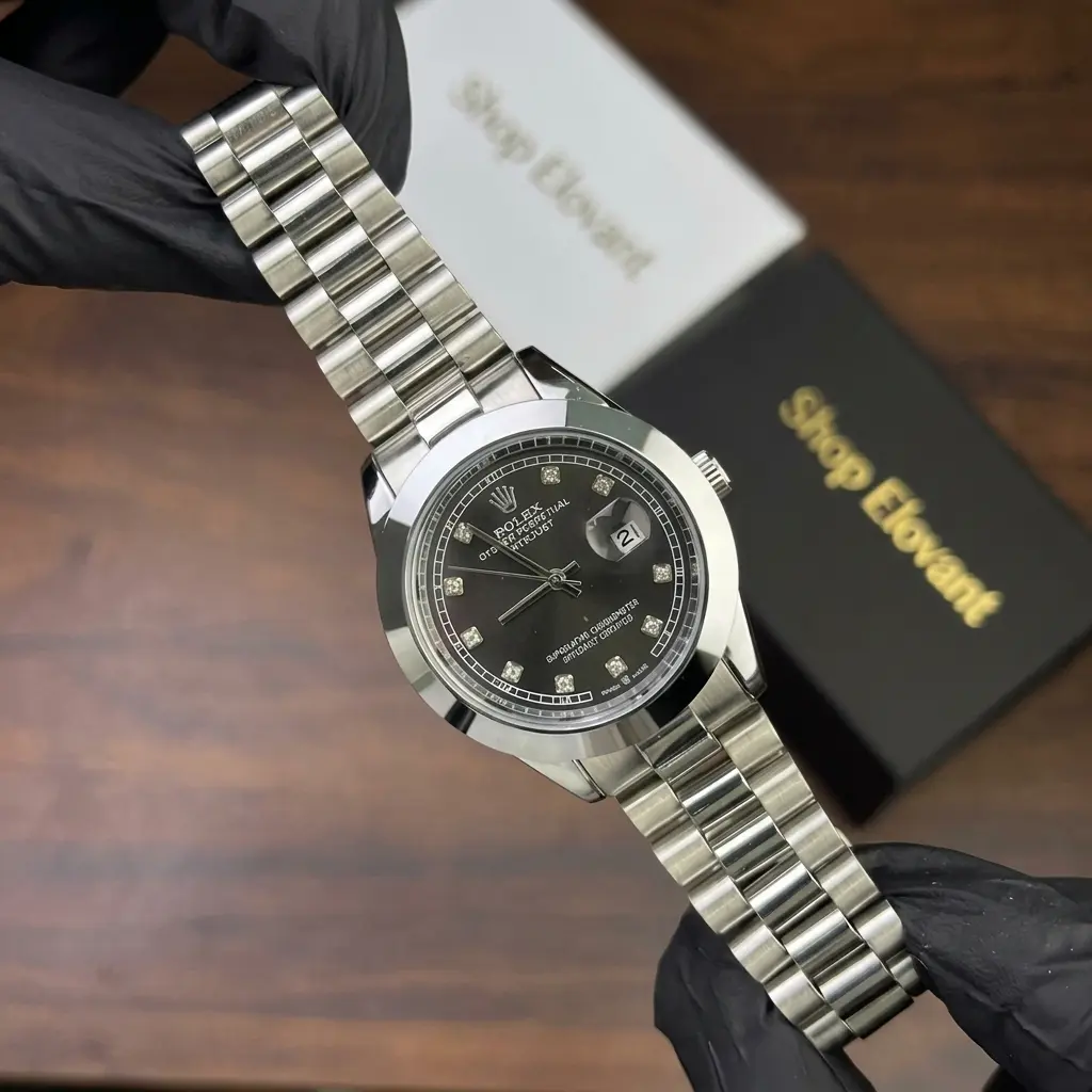 Rlx Men's Watch - Silver with Black Dial - Image 2