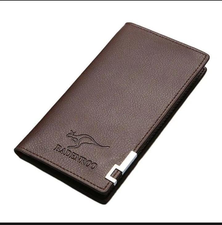Men's Leather Bi-Fold Wallet Brown Premium Quality - Image 2