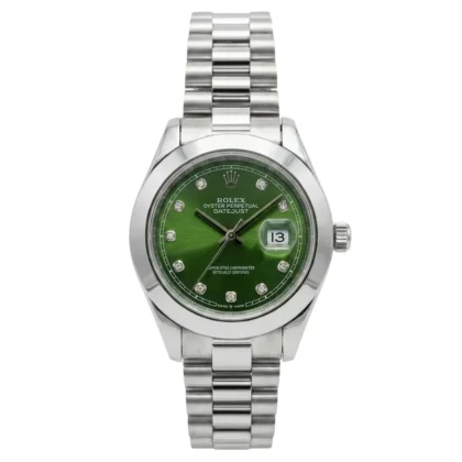 Rlx Men's Watch - Silver with Green Dial