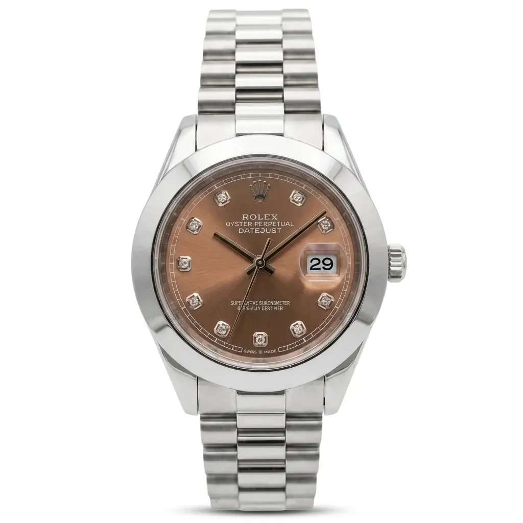 Rlx Men's Watch - Silver with Brown Dial