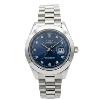 Rlx Men's Watch - Silver with Blue Dial