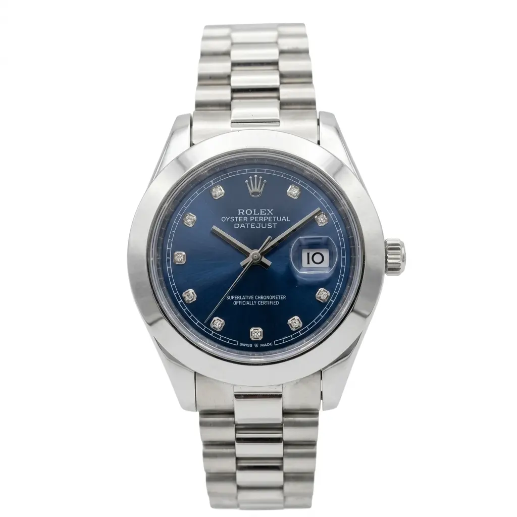 Rlx Men's Watch - Silver with Blue Dial