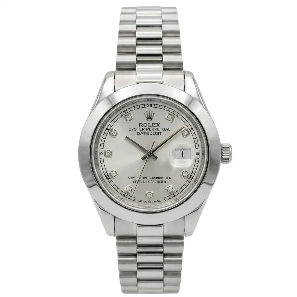 Rlx Men's Watch - Silver with White Dial