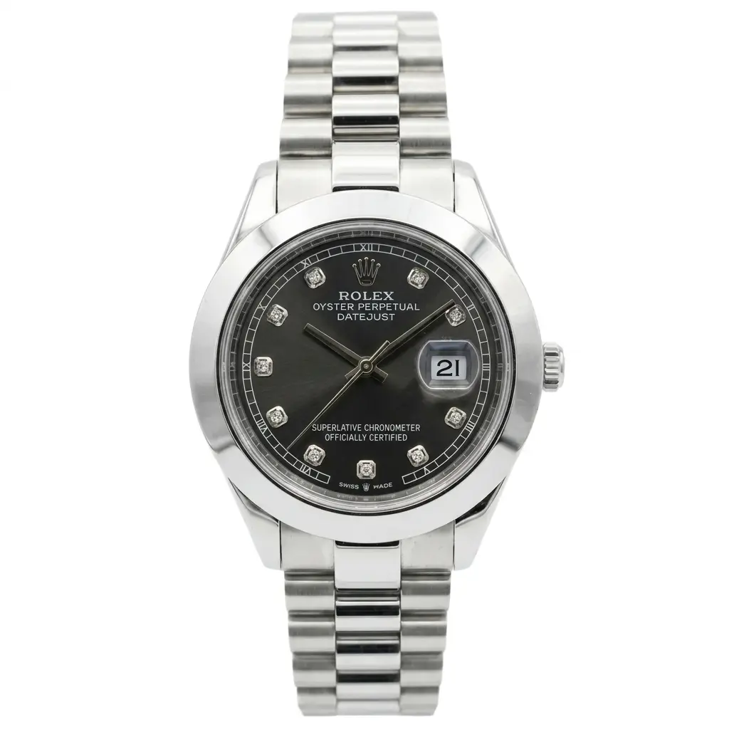 Rlx Men's Watch - Silver with Black Dial